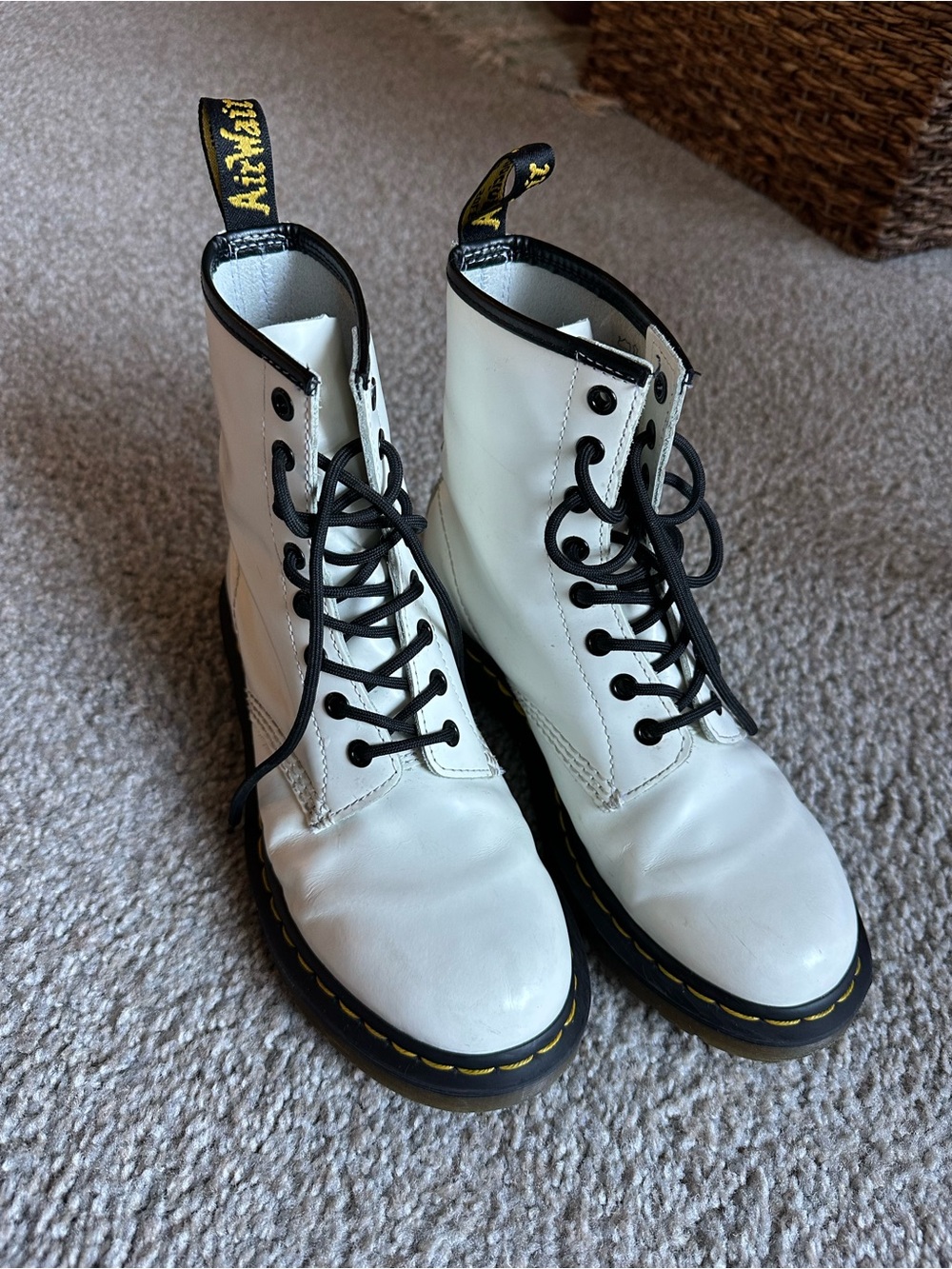Dr Martens 1460 white boot